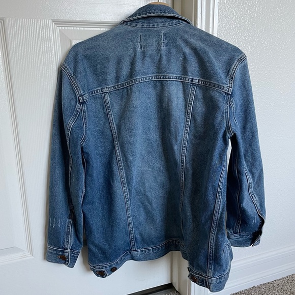 Madewell Oversized Denim Trucker Jacket - Picture 2 of 14